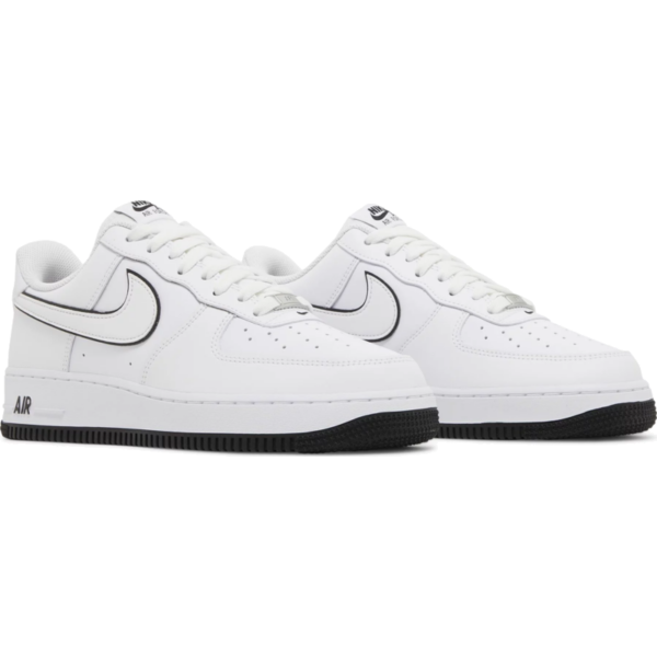 Nike Air Force 1 '07 Low White Black Outline Swoosh