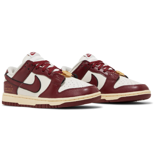 Nike Dunk Low SE Sisterhood Sail Team Red (Women's) - Image 5