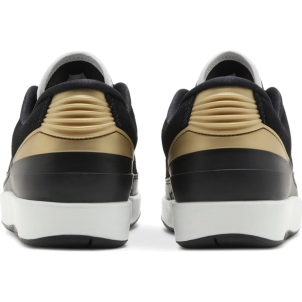 Jordan 2 Retro Low Black Metallic Gold (Women's)