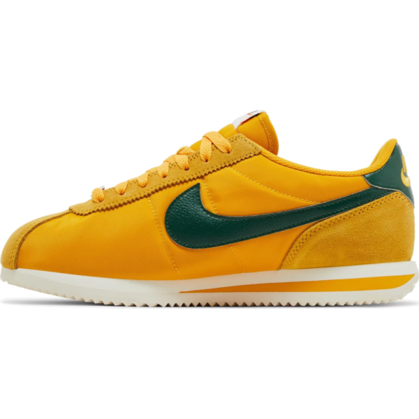 Nike Cortez Textile Yellow Ochre Gorge Green (Women's)