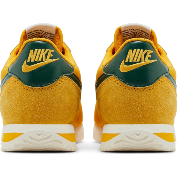 Nike Cortez Textile Yellow Ochre Gorge Green (Women's)