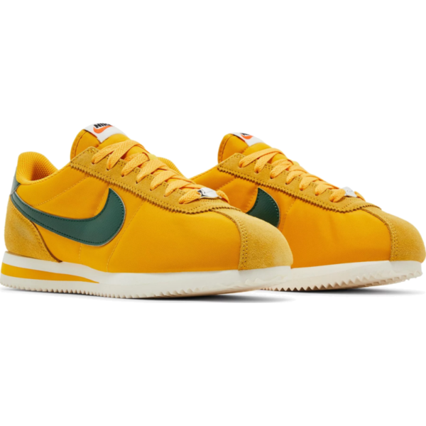 Nike Cortez Textile Yellow Ochre Gorge Green (Women's)