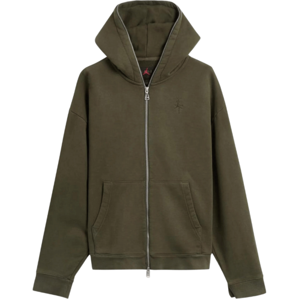 Jordan x Travis Scott Full-Zip Hoodie Cargo Khaki