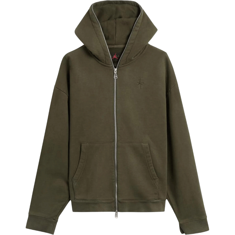 Jordan x Travis Scott Full-Zip Hoodie Cargo Khaki