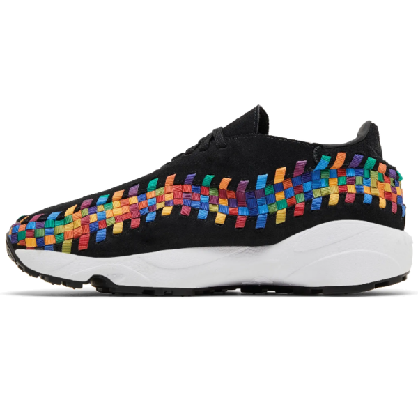 Nike Air Footscape Woven Black Rainbow (Women's) - Image 2