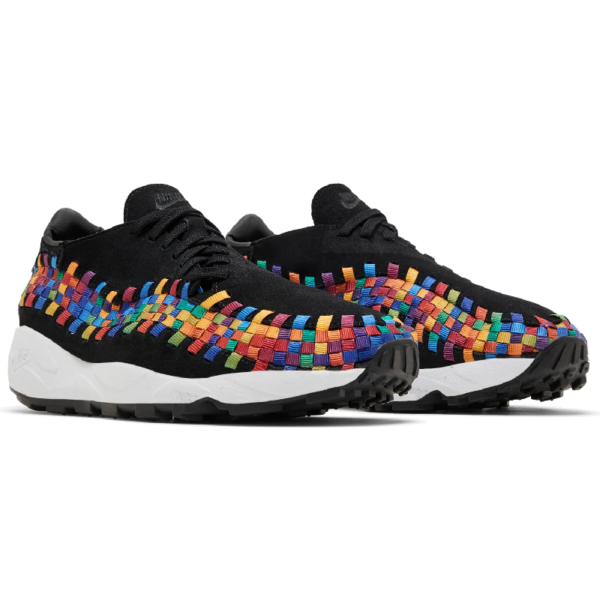 Nike Air Footscape Woven Black Rainbow (Women's) - Image 5