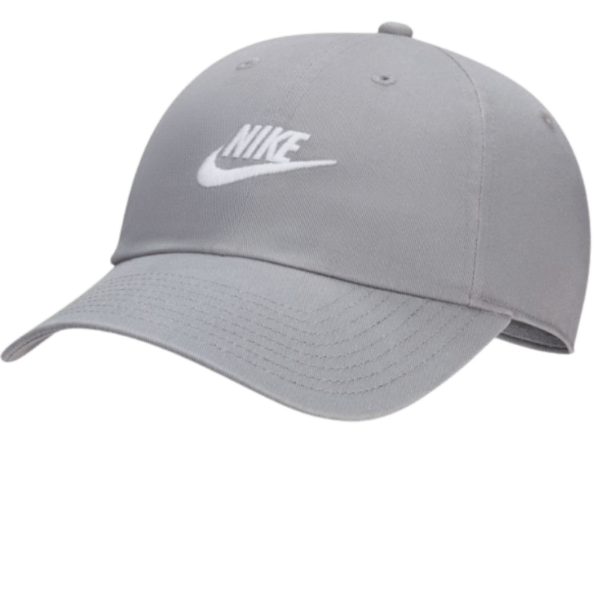 Nike Club Unstructured Futura Wash Cap Particle Grey