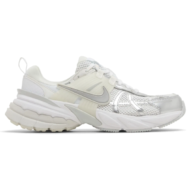 Nike V2K Run Metallic Silver White (Women's)