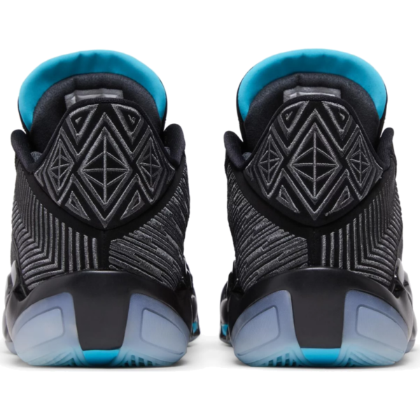 Jordan 38 Low Black Gamma Blue (Translucent Sole)