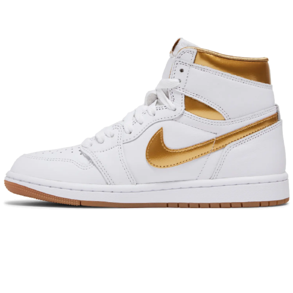 Jordan 1 Retro High OG Metallic Gold (Women's) - Image 2