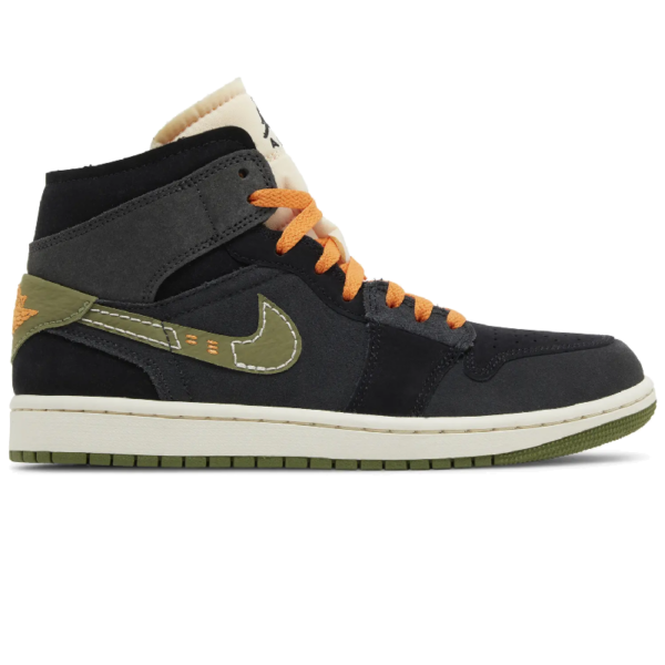 Jordan 1 Mid SE Craft Anthracite Light Olive