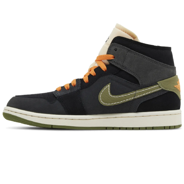 Jordan 1 Mid SE Craft Anthracite Light Olive - Image 2