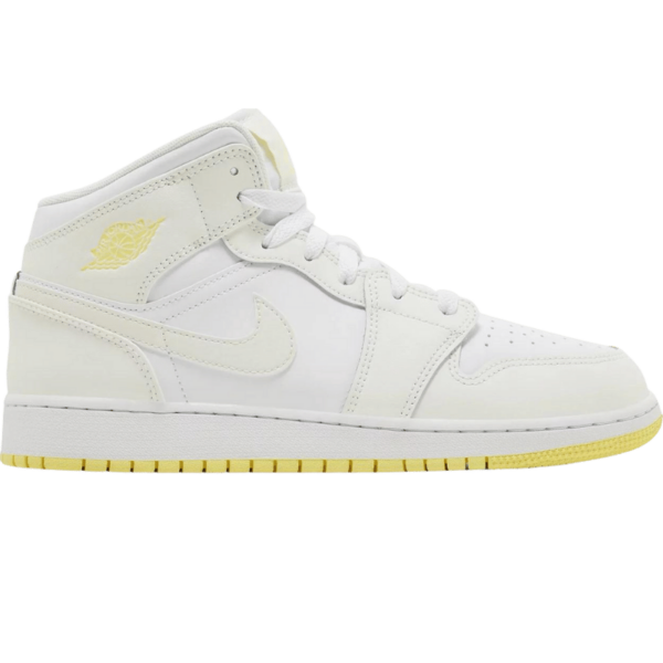 Jordan 1 Mid Sail Light Laser Orange (GS)