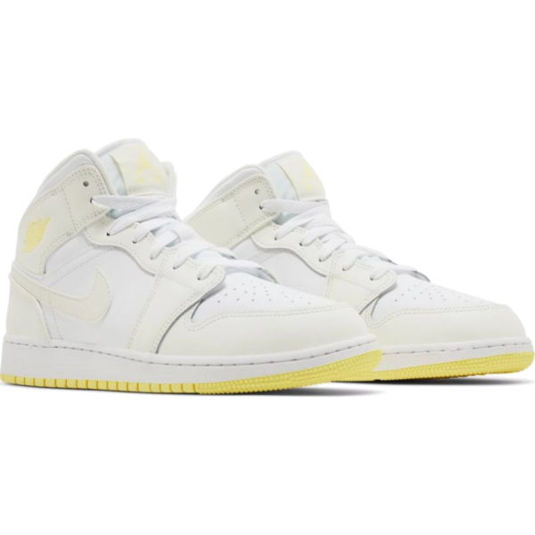 Jordan 1 Mid Sail Light Laser Orange (GS)