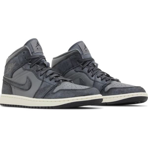 Jordan 1 Mid Distressed Smoke Grey (Women's)