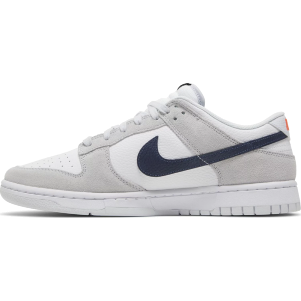 Nike Dunk Low White Grey Navy Aqua Mini Swoosh