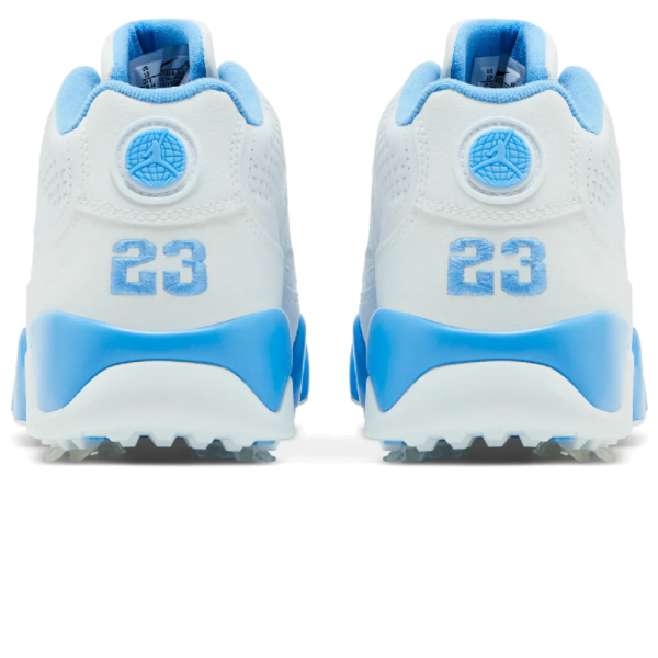 Jordan 9 Retro Low Golf White University Blue