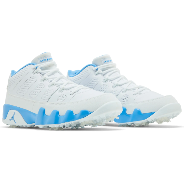 Jordan 9 Retro Low Golf White University Blue