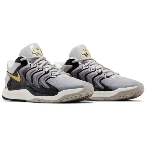 Nike KD 17 Light Iron Ore Metallic Gold - Image 5