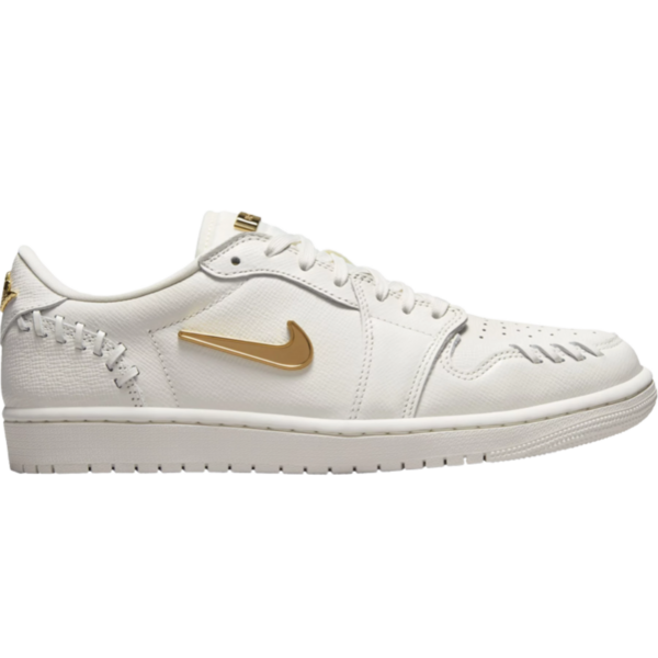 Jordan 1 Low Method of Make Sail Metallic Gold (Women's)