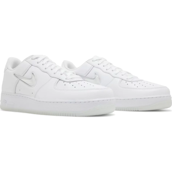 Nike Air Force 1 Low '07 Retro Color of the Month Jewel Swoosh Triple White