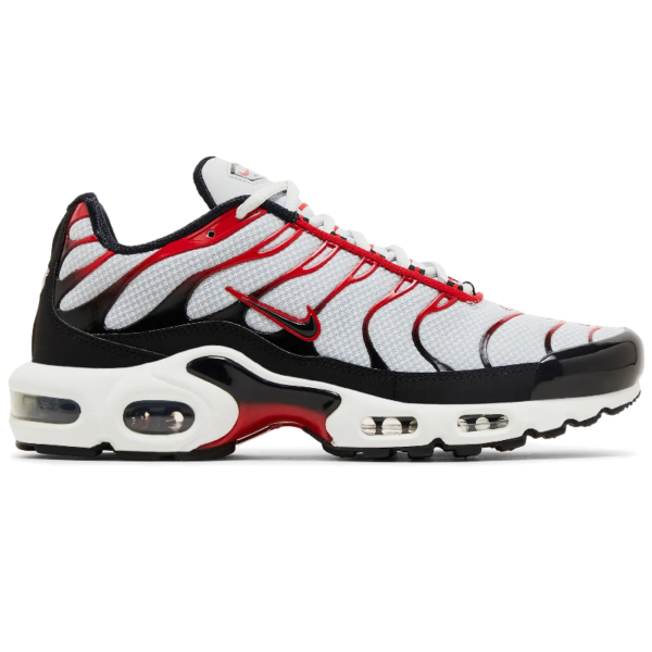 Nike Air Max Plus Pure Platinum Black University Red