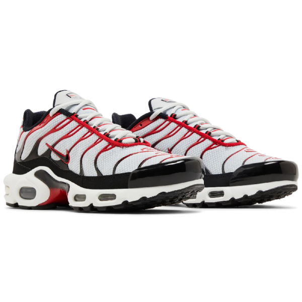 Nike Air Max Plus Pure Platinum Black University Red