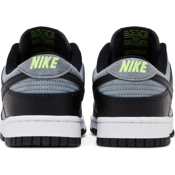 Nike Dunk Low Black Cool Grey Volt Mini Swoosh