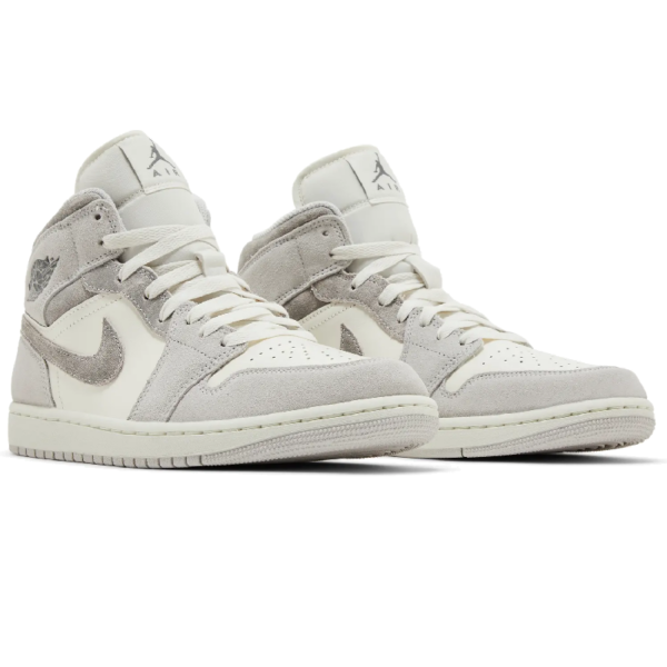 Jordan 1 Mid SE Neutral Grey Sail - Image 5