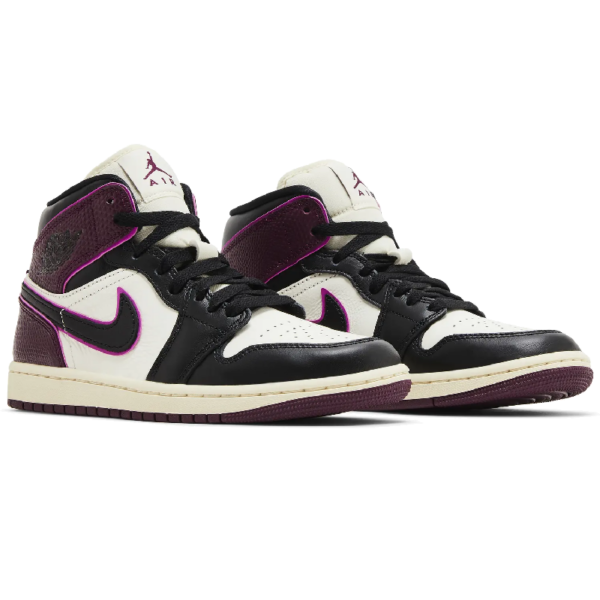 Jordan 1 Mid SE Bordeaux (Women's) - Image 5