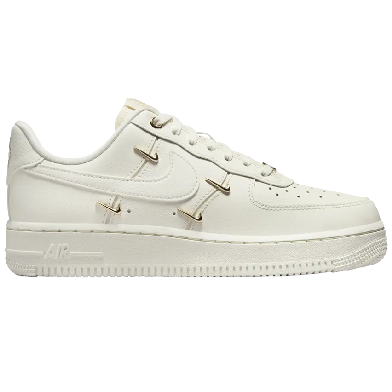 Nike Air Force 1 '07 LX CN Sail Gold Mini Swooshes (Women's)