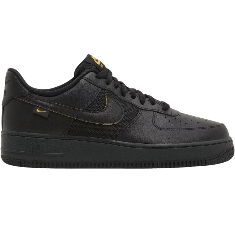 Nike Air Force 1 Low '07 Ballistic Mesh Black University Gold