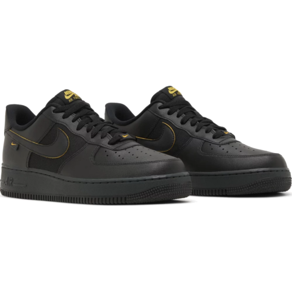 Nike Air Force 1 Low '07 Ballistic Mesh Black University Gold