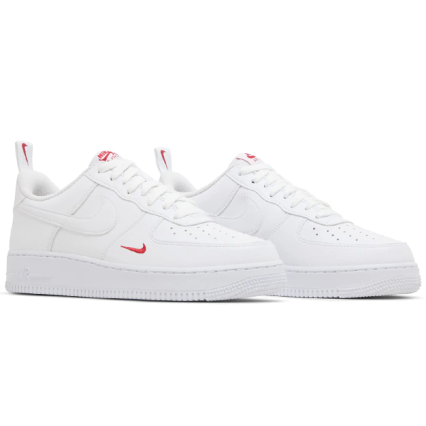 Nike Air Force 1 Low '07 SE White Red Mini Swoosh