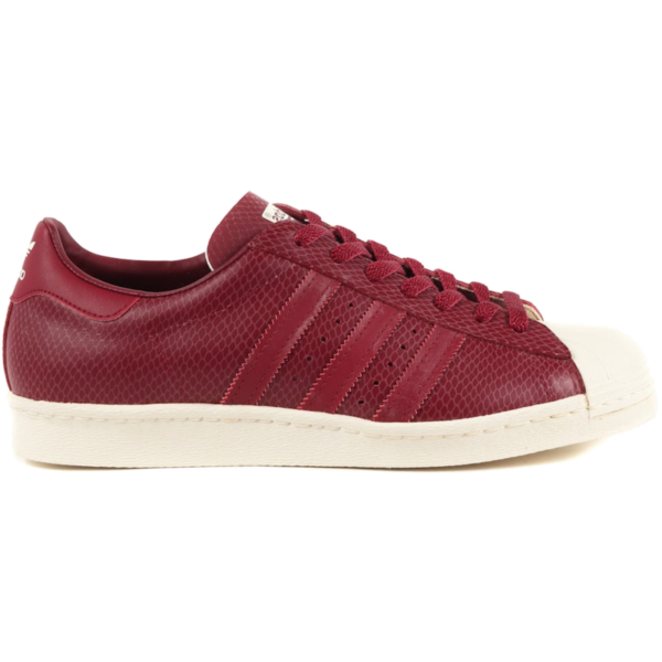 adidas Superstar 80s atmos Burgundy Snake