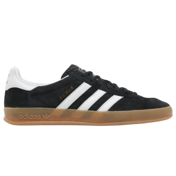 adidas Gazelle Black White Gum