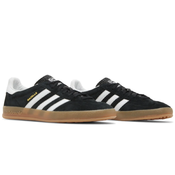 adidas Gazelle Black White Gum - Image 5