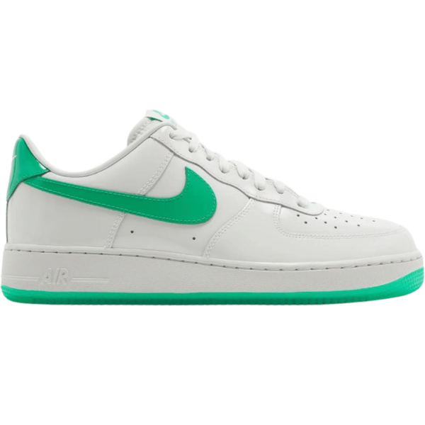 Nike Air Force 1 Low '07 Patent Platinum Tint Stadium Green