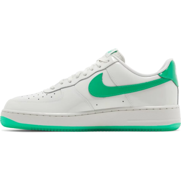 Nike Air Force 1 Low '07 Patent Platinum Tint Stadium Green