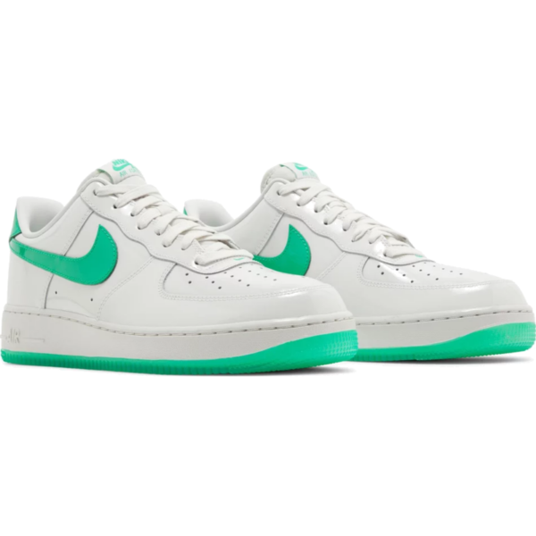 Nike Air Force 1 Low '07 Patent Platinum Tint Stadium Green