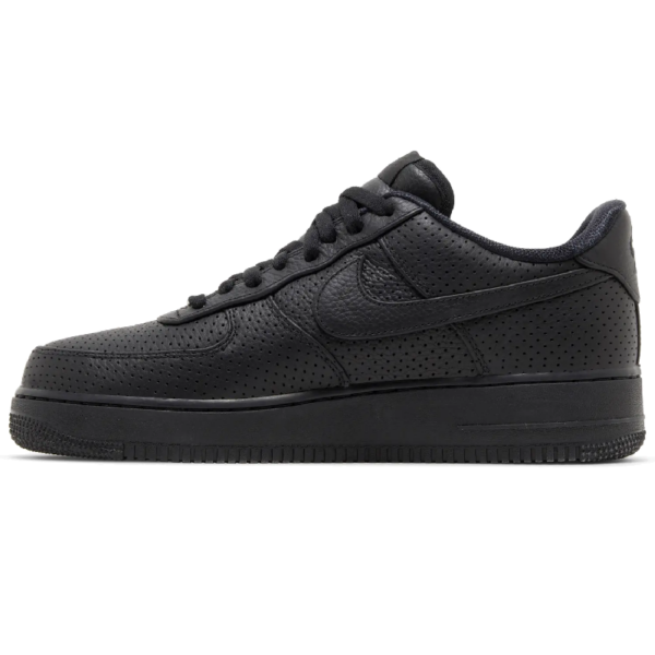 Nike Air Force 1 Low SP Triple Black Perforated - Image 2