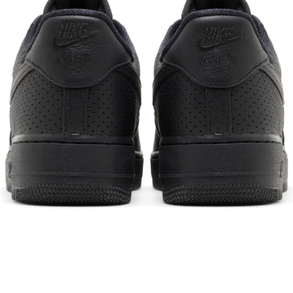 Nike Air Force 1 Low SP Triple Black Perforated - Image 4