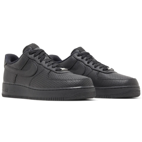 Nike Air Force 1 Low SP Triple Black Perforated - Image 5