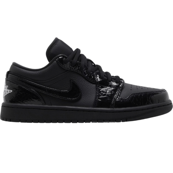 Jordan 1 Low SE Patent Elephant Black (Women's)