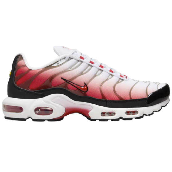 Nike Air Max Plus White Black University Red