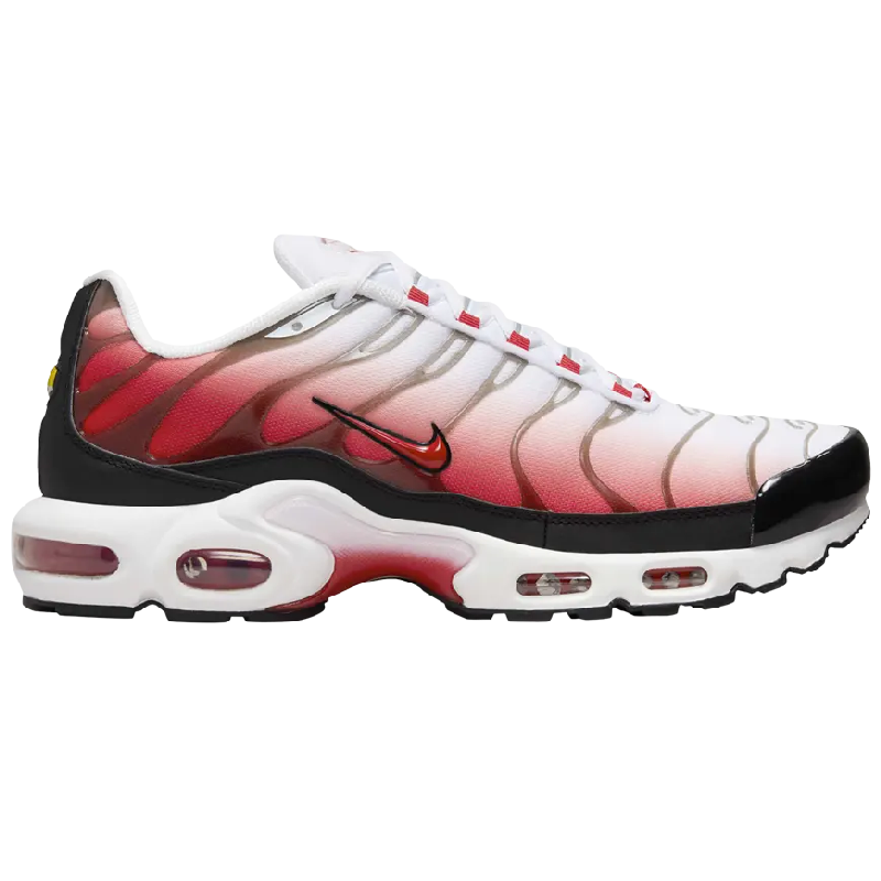 Nike Air Max Plus White Black University Red