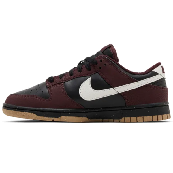 Nike Dunk Low Next Nature Burgundy Crush Black (Women's)