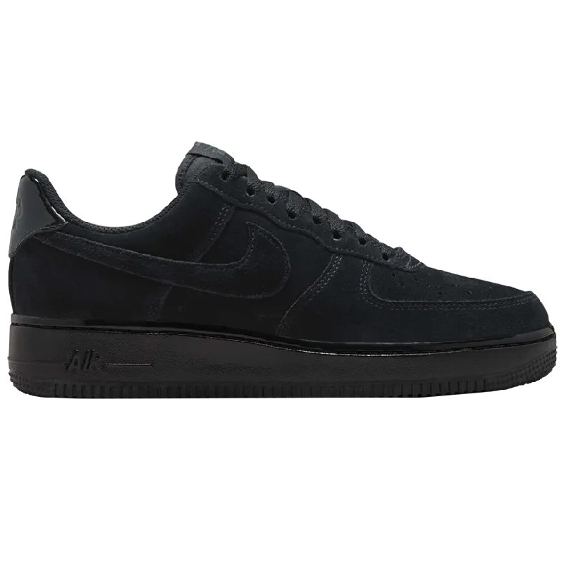 Nike Air Force 1 Low '07 Triple Black Suede (Women's)