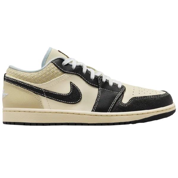 Jordan 1 Low SE Coconut Milk Black Muslin