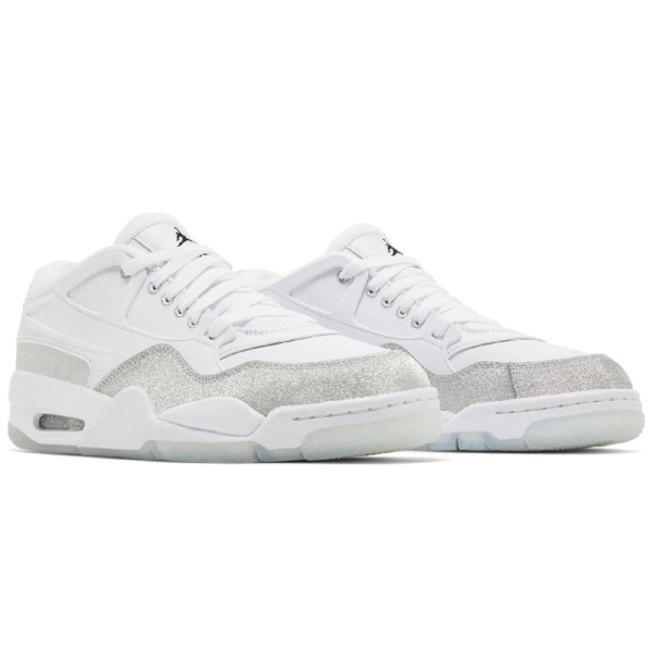 Jordan 4 RM White Metallic Silver (Women's)